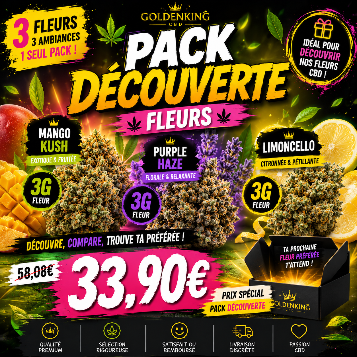 Pack Découverte Fleurs