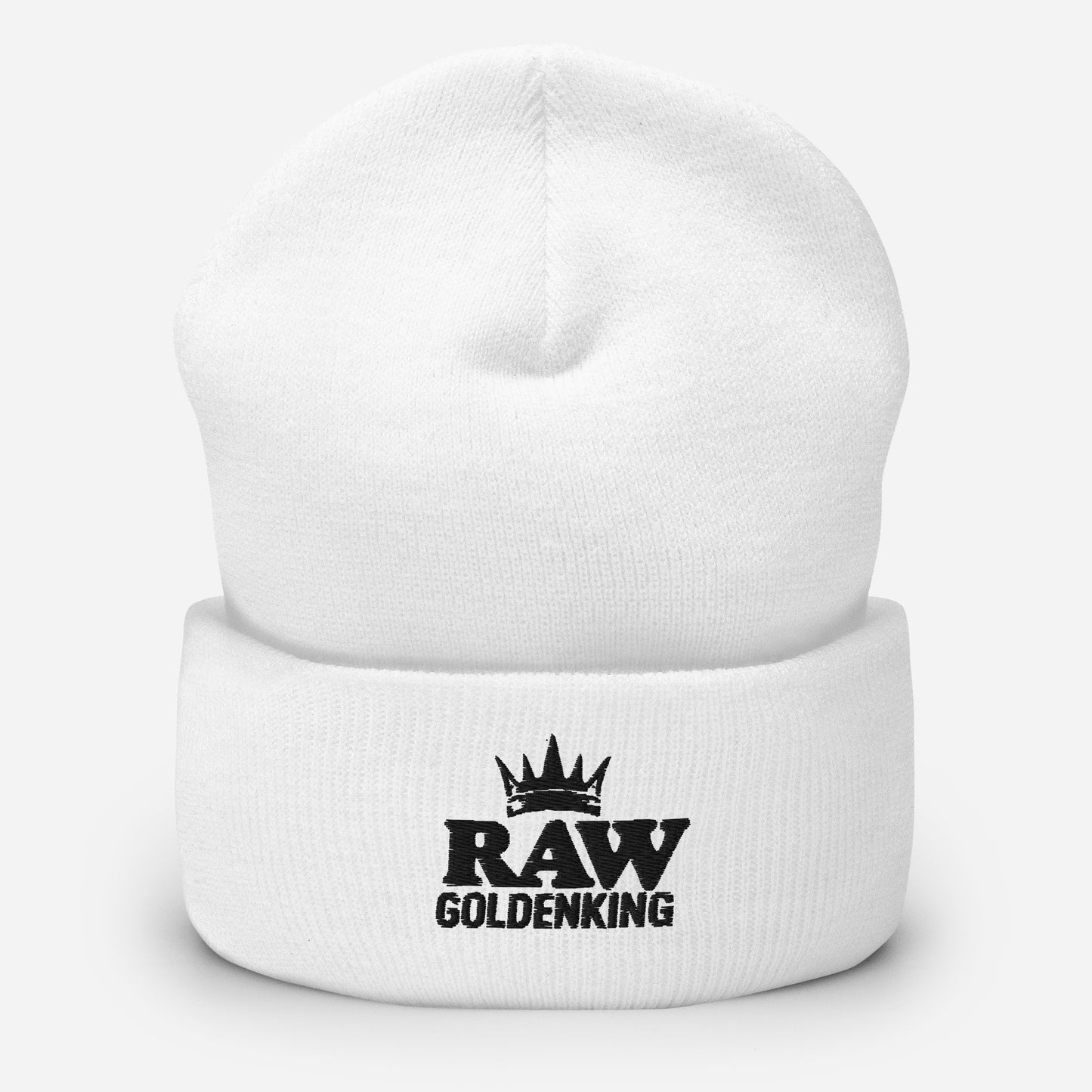 Bonnet Golden King logo noir collection hiver RAW collab