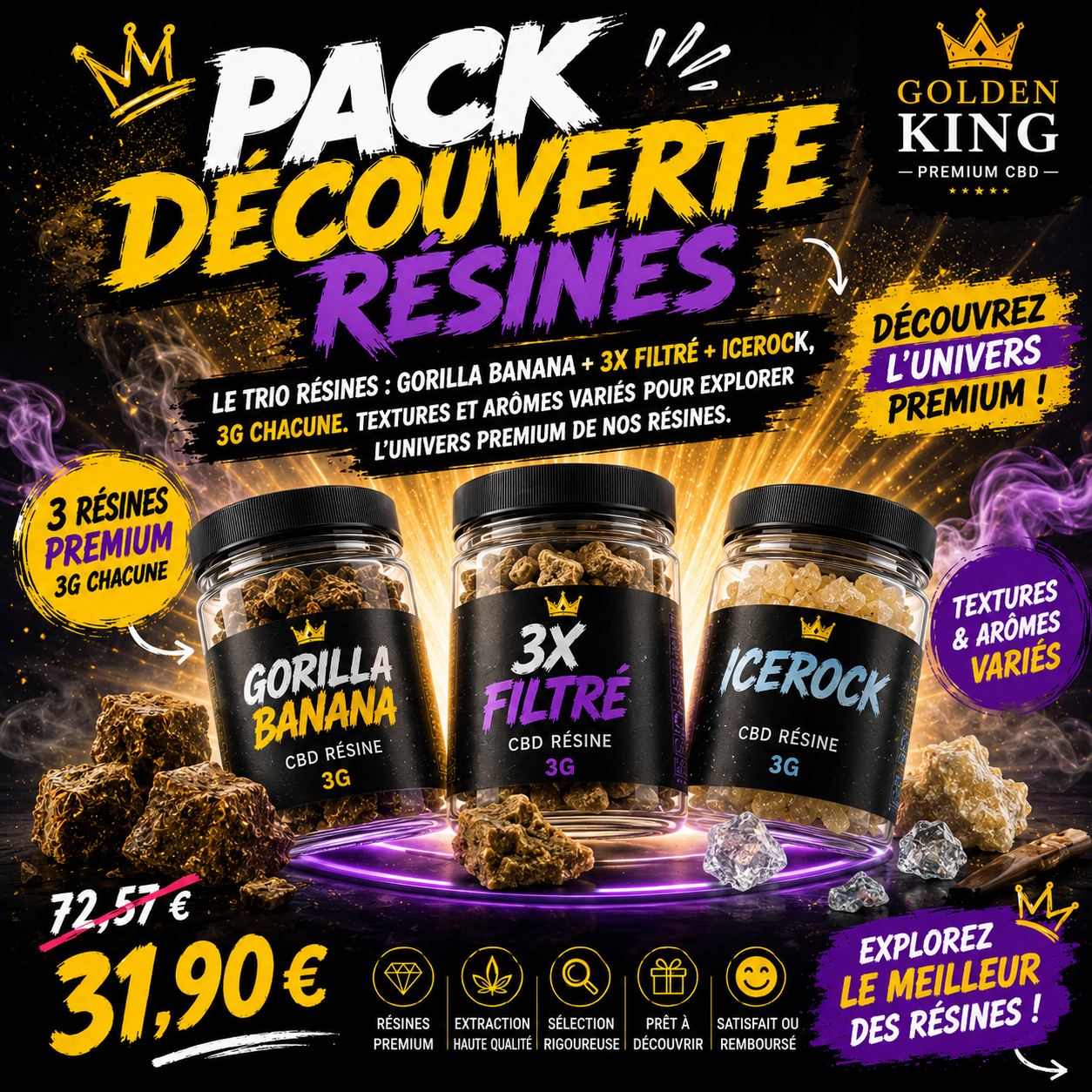 Pack Découverte Résines