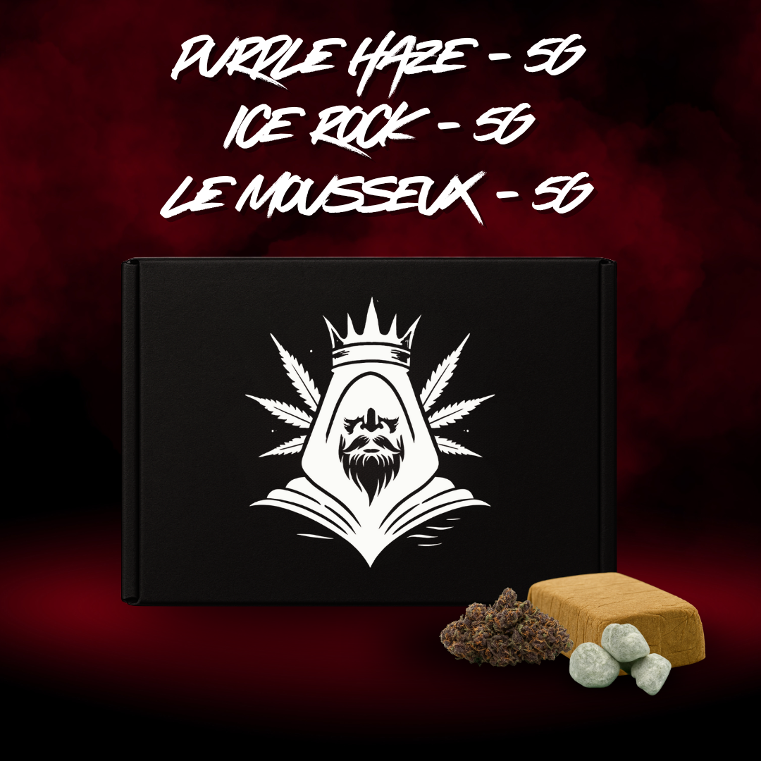 Pack CBD Expérience Intense GoldenKing sélection puissante