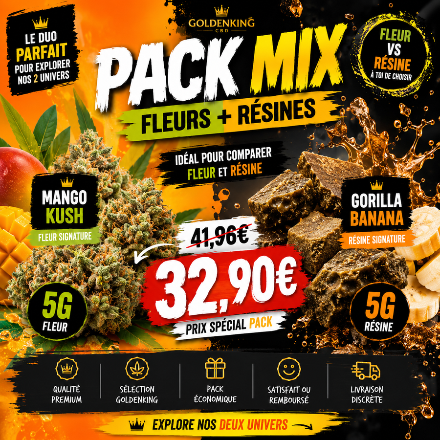 Pack Mix Fleurs + Résines