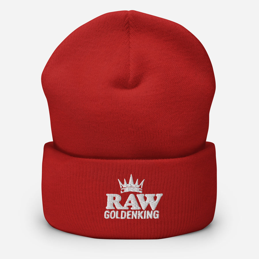 RAW x GOLDENKING Bonnet (Logo Blanc)