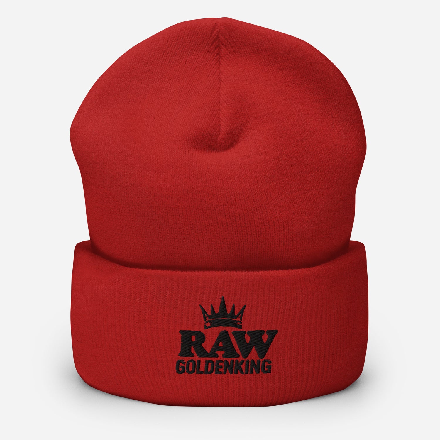 Bonnet Golden King logo noir collection hiver RAW collab