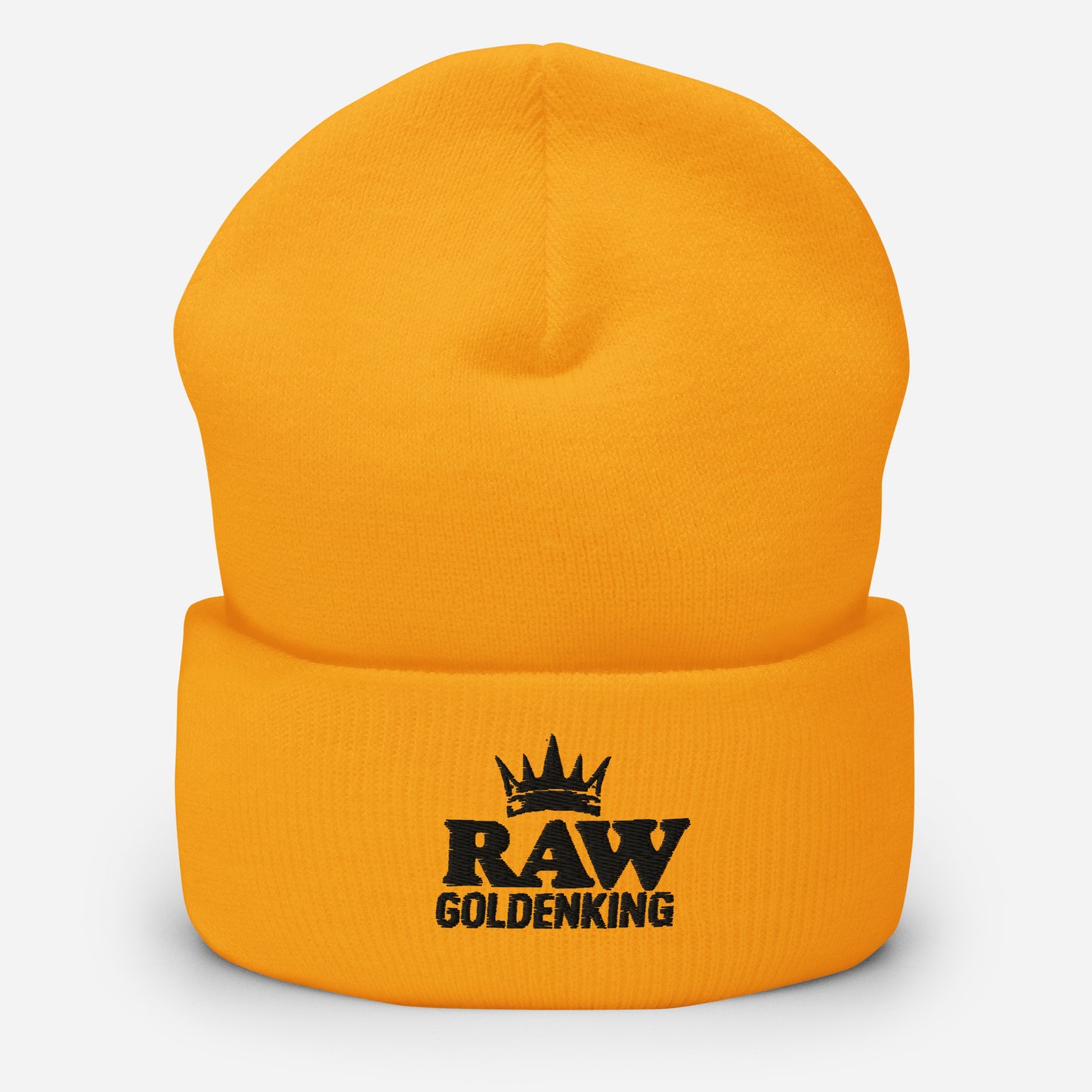 Bonnet Golden King logo noir collection hiver RAW collab