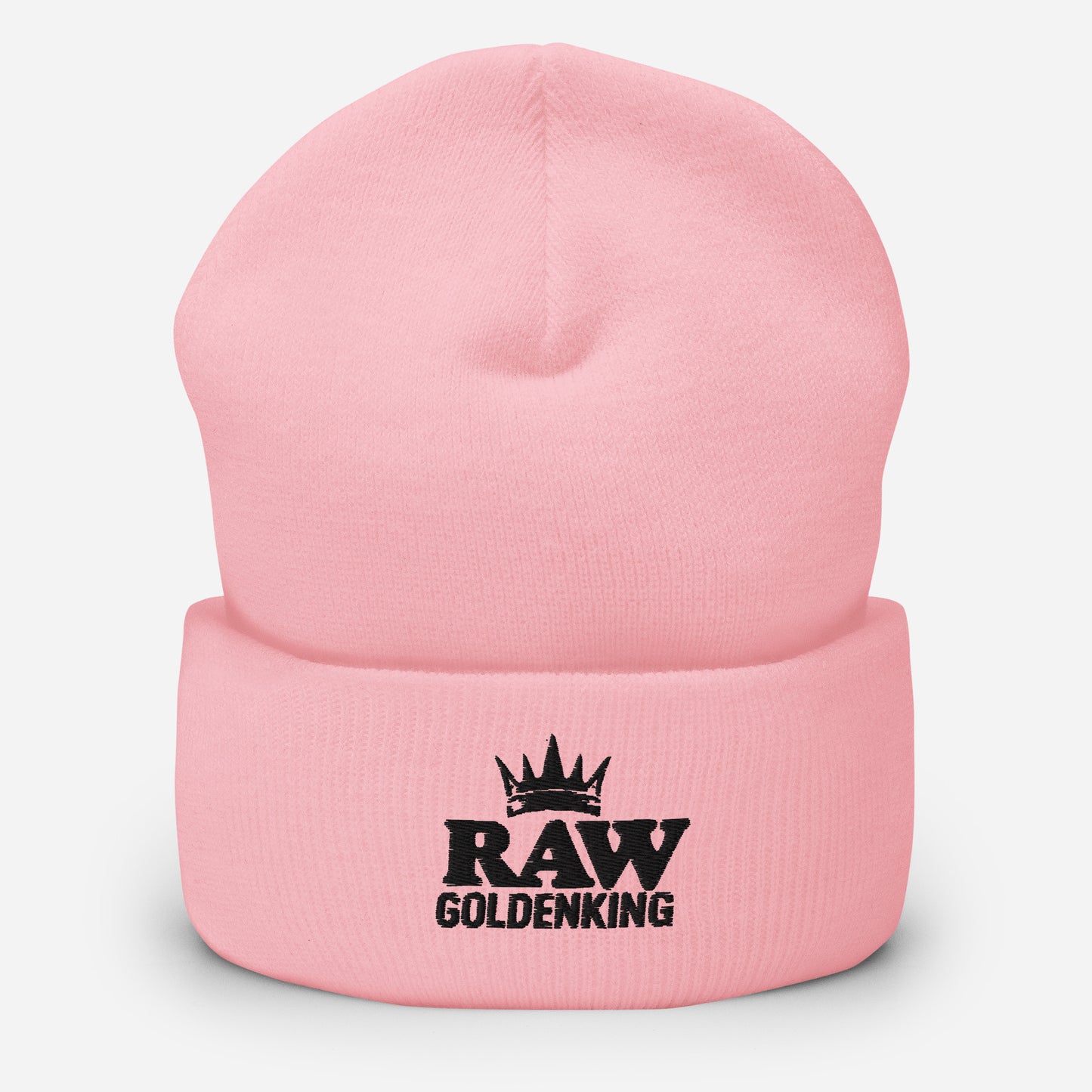 Bonnet Golden King logo noir collection hiver RAW collab